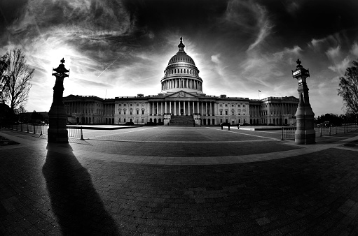 Capitol Building for United States in Washington DC public building