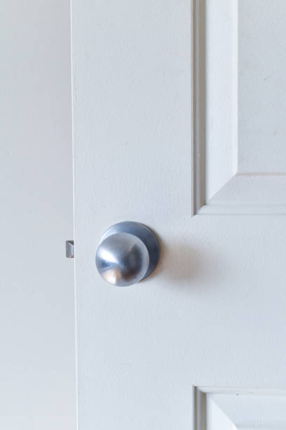 Door Knob on an An Open Door