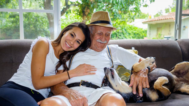 istock Grandfather and Granddaughter Lifestyle 1220173325