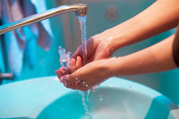 istock Wash your hands regularly to keep the germs away 1220174726