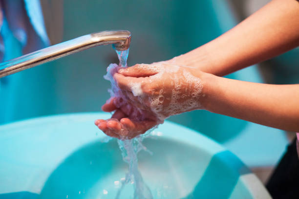 istock Wash your hands regularly to keep the germs away 1220175004