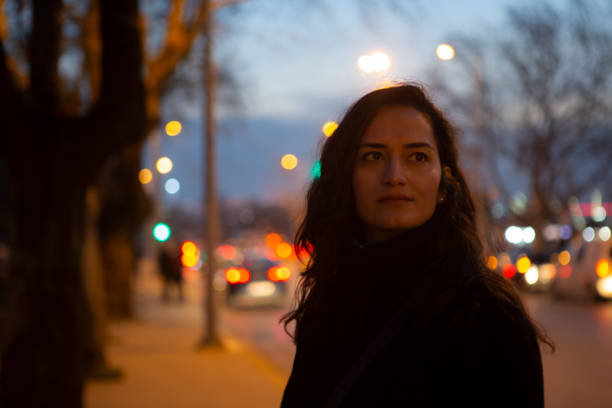 istock Young woman at street 1220176119