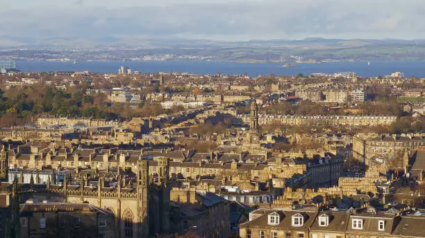 Photo of Panoramic view over Edinburgh from Calton Hill
