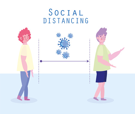 Social Distancing Protection Covid 19 Prevention Social Distancing Protection At Infection ...