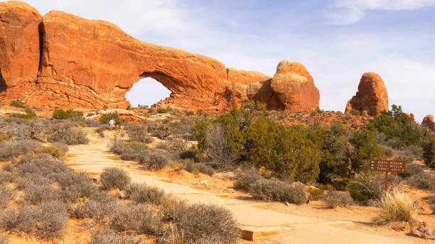 istock Arches National Park in Utah - famous landmark 1220195517