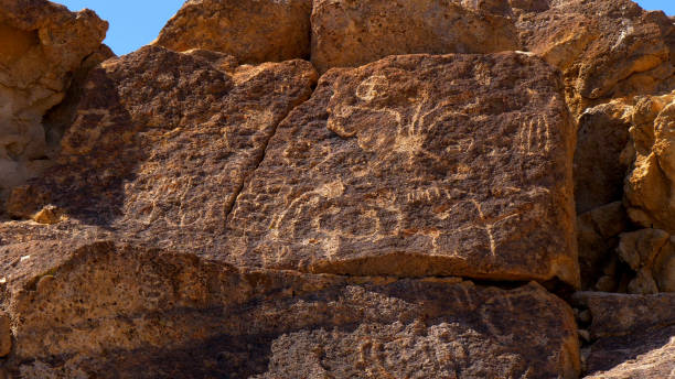 istock Ancient Petroglyphs at Chalfant Valley in the Eastern Sierra 1220209462
