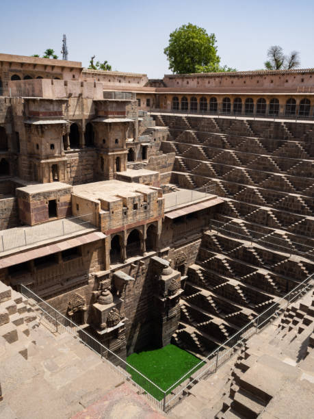 istock Chand Baori, one of the largest stepwells in India, Abhaneri. 1220210488