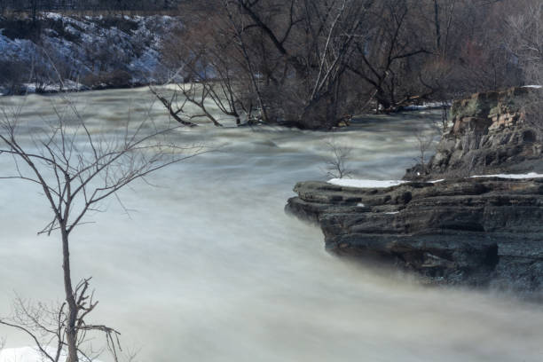 istock Long exposure winter waterfall Ottawa, Canada. 1220212060