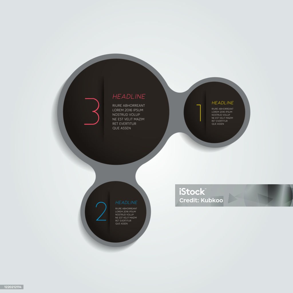 Three Step Graph 3 Step Chart Infographic Stock Illustration - Download Image Now ...