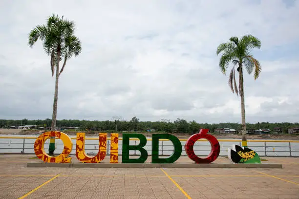 Photo of Letters with the word Quibdo