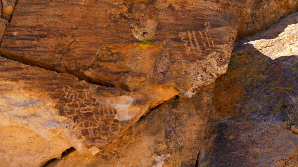 istock Ancient Petroglyphs at Chalfant Valley in the Eastern Sierra 1220216943