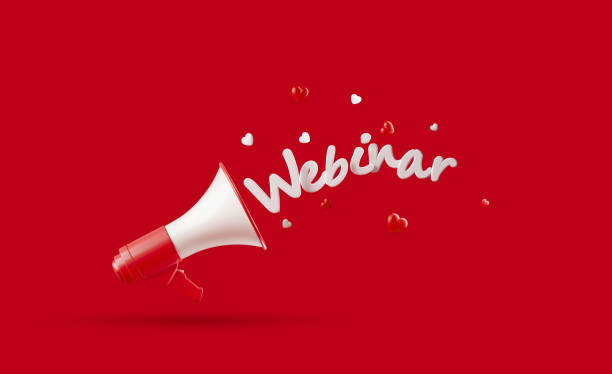 istock Webinar Written Next To Red Megaphone on Red Background 1220223368