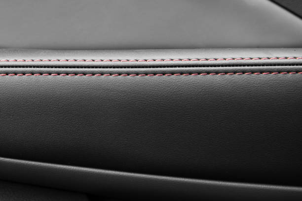 istock seam on the skin stitched with red thread 1220224891