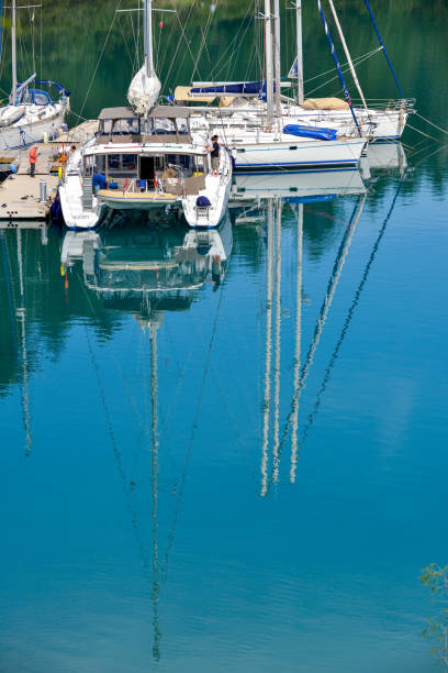 istock Blue voyage. Daily boat trip. 1220228279