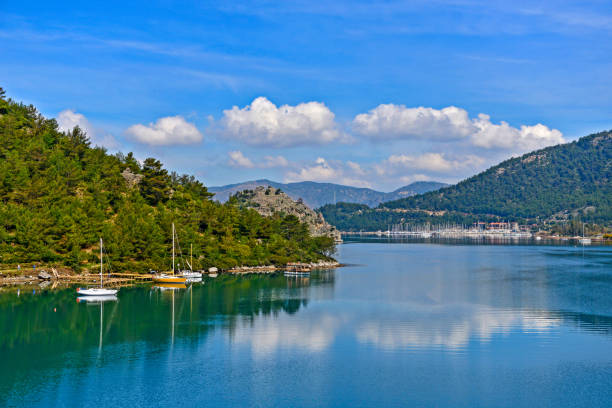 Blue voyage. Daily boat trip.