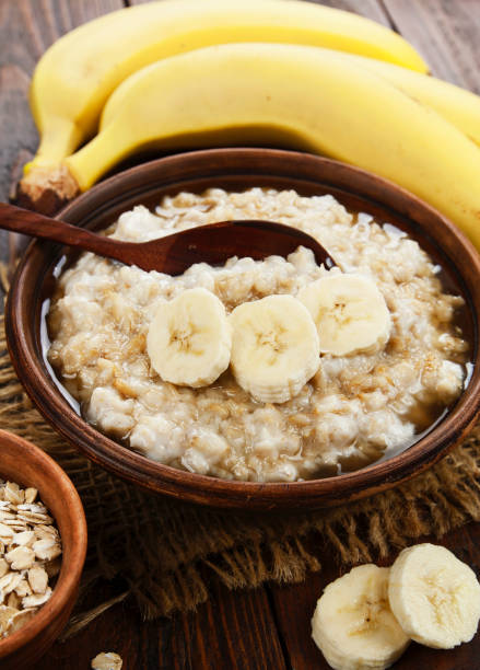 istock Porridge with bananas and honey 1220240563