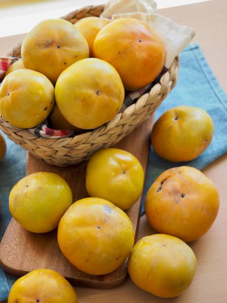 istock Korean fresh organic fruit persimmon 1220241683