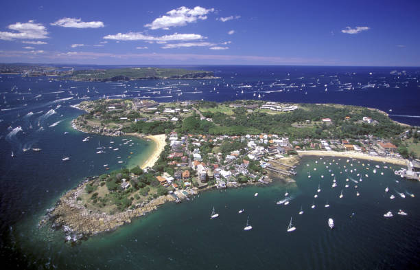 istock Sydney harbour showing south head 1220247217