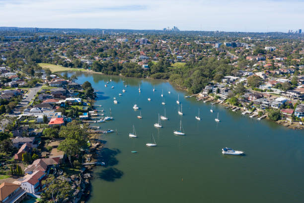 istock Aerial view of Glades Bay. 1220247231