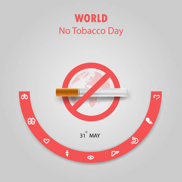 illustrazioni stock, clip art, cartoni animati e icone di tendenza di world no tobacco day infografica sfondo design. elementi di design tipografico della giornata mondiale contro il fumo. 31 maggio giornata mondiale del tabacco. no smoking day awareness idea campaign.illustrazione vettoriale. - letter i sign data dirty