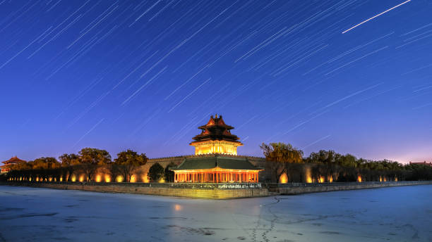 istock Beijing Imperial Palace turret star track 1220260338