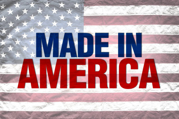 Made in America stock photo