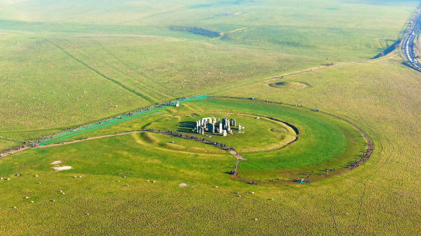 istock Fantastic view over Stonehenge in England 1220263442