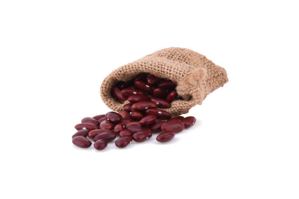 istock red beans isolated on the white background 1220279452