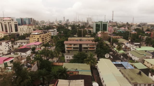 Aerial of Lagos, Nigeria