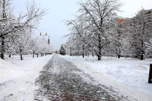 Winter in Moscow, Russia