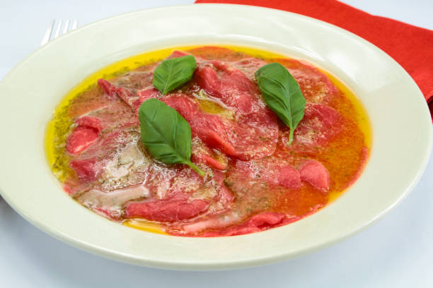 istock plate of beef carpaccio 1220291576