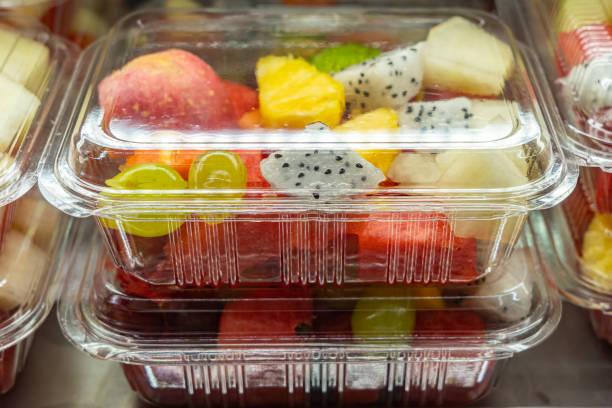 istock Fruit box for sale displayed at the dessert restaurant 1220294169
