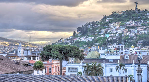 istock Quito landmarks at dusk, Ecuador 1220297194