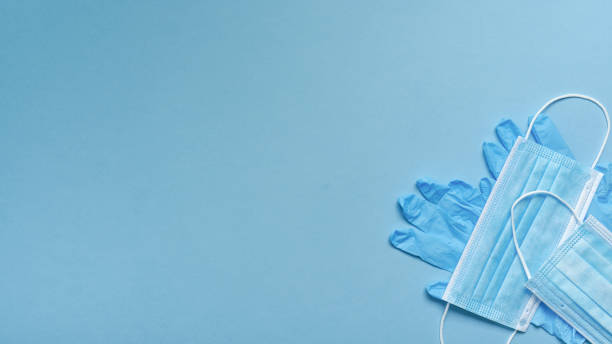 istock Protective surgical mask, protection against viruses 1220315707