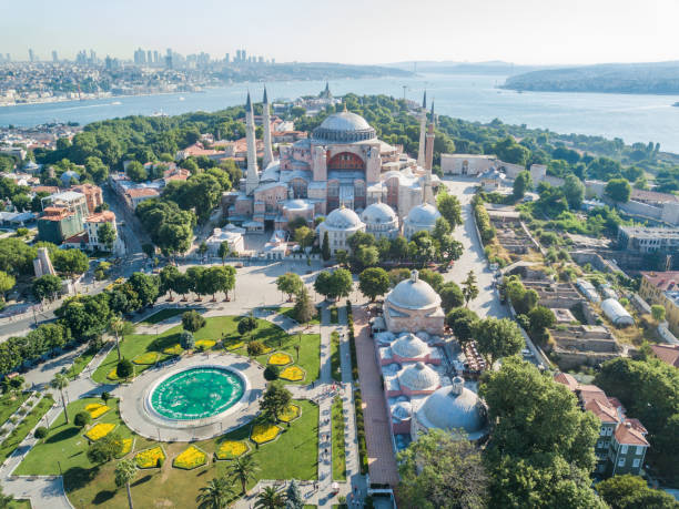 Hagia Sophia in Istanbul stock photo