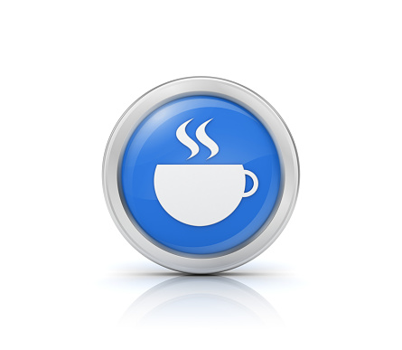 COFFEE CUP Icon - 3D Rendering