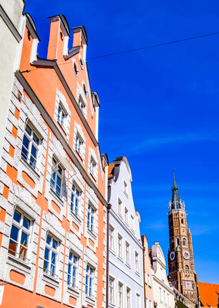 istock historic facades in Landshut - bavaria 1220330514