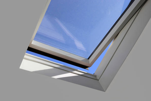 istock Interior view from a new roof window 1220333708