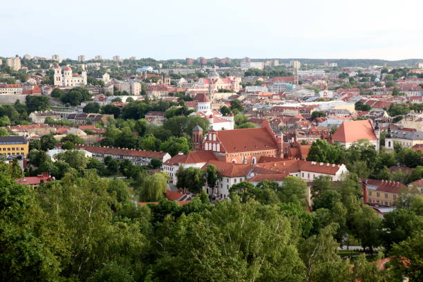 istock The main view of Vilnius Old town from its hills , Lithuania 1220334165