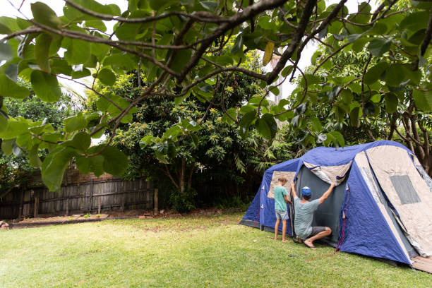 istock Family Camping in the Backyard 1220334902