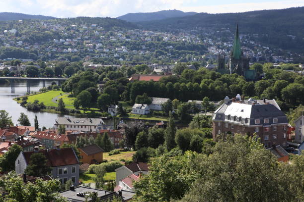 istock The Trondheim small town in Norway 1220335432