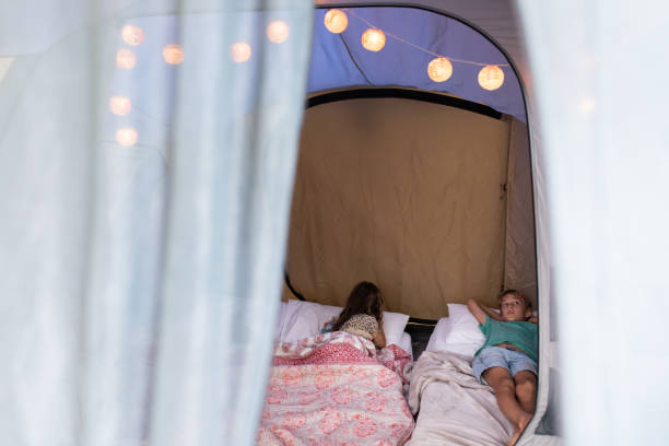 istock Family Camping in the Backyard 1220335816
