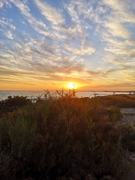 istock Sunset at the Mediterranean sea 1220337141