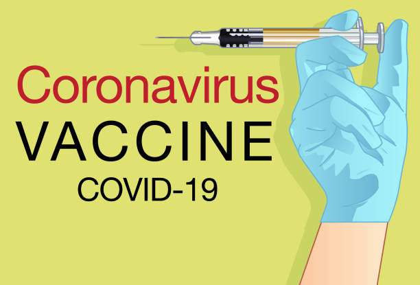 ilustrações, clipart, desenhos animados e ícones de seringa de vacina coronavírus - injeção insulina luva
