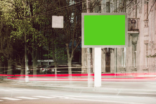 istock Blank billboard for advertising at the city around, copyspace for your text, image, design 1220347223