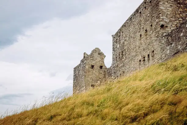 Photo of Ruthven Barracks by Ruthven in Badenoch, Scotland in Europe UK. Built in 1719.