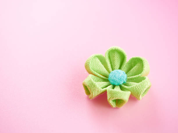 istock Japanese fabric flower 1220350909