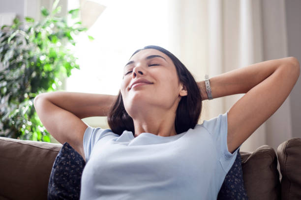 istock young woman quarantine time stay at home 1220351902