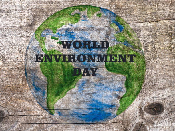 istock World Environment Day. Greeting card. Close up 1220352619