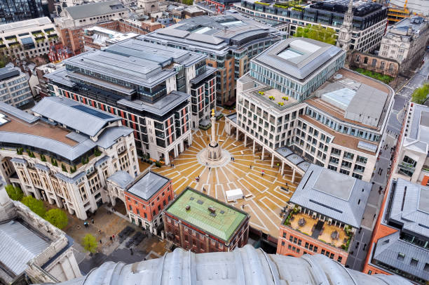 istock Paternoster Square in London, United Kingdom 1220356554